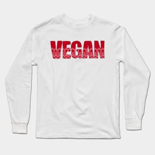 Vegan Christmas | Minimalist Xmas | Animal Rights Long Sleeve T-Shirt